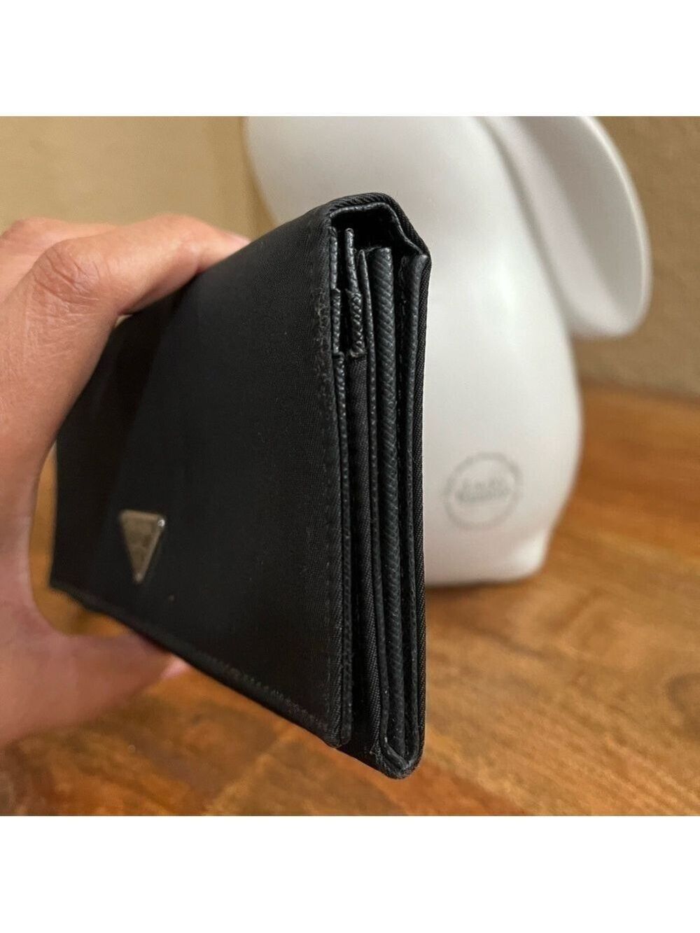 PRADA BIFOLD NYLON WALLET - Picture 5 of 15